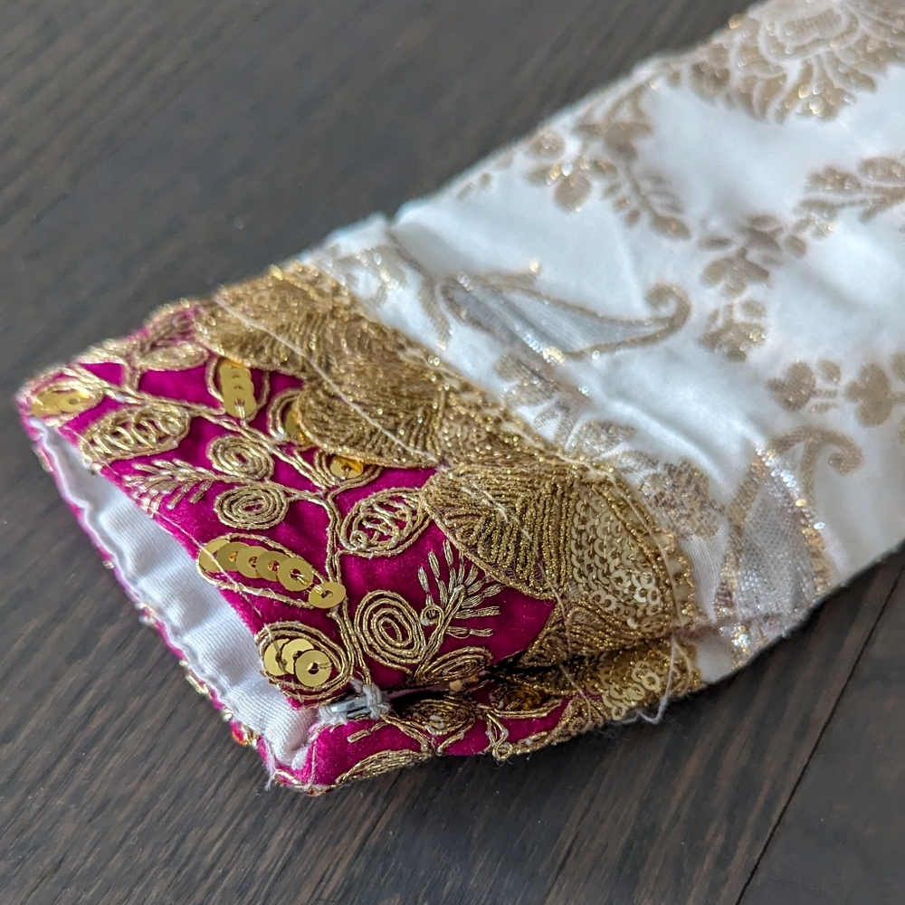Kids Girls 3-Piece Stitched Pakistani Sharara Style Outfit, 6-8 Years - Picture 4 of 13